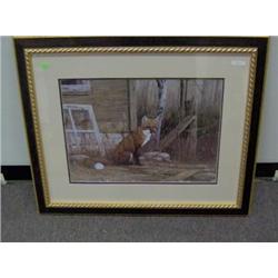 FRAMED PRINT FOX