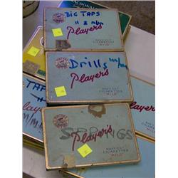 TOBACCO TINS (3 TOTAL)