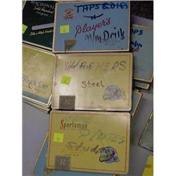 TOBACCO TINS (3 TOTAL)