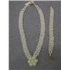 Image 2 : FRESHWATER PEARL NECKLACE & BRACELET