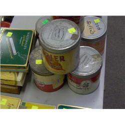ROUND TOBACCO TINS