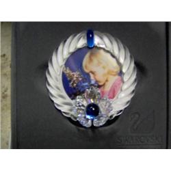 SWAROVSKI CRYSTAL ROUND PICTURE FRAME