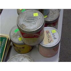 2 TOBACCO TINS AND ACID TITRATION KIT