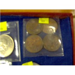 (4)- BRITISH LARGE PENNIES