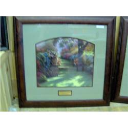 #11341  FRAMED PRINT "PATHWAY TO PARADISE" THOMAS KINKADE