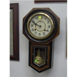 1880'S AMERICAN SCHOOLHOUSE CLOCK