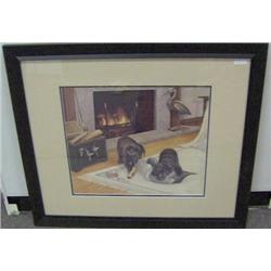 #11235 LIMITED EDITION PRINT " DOUBLE TROUBLE" D.J. HOWES