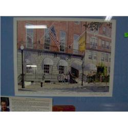 LIMITED EDITION PRINT "CHEERS AT NEW HAMPSHIRE"  ROBERT KENNEDY 715/500