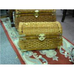 SMALL WHICKER TREASURE CHEST