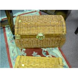 MED WHICKER TREASURE CHEST