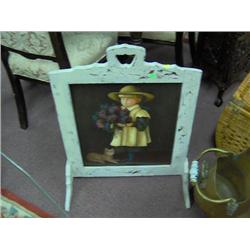 OLD WOOD FIRE SCREEN