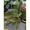 Image 1 : PRESSED BACK ROCKING CHAIR