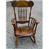 Image 2 : PRESSED BACK ROCKING CHAIR