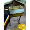 Image 1 : MAHOGANY SEWING BOX ON STAND
