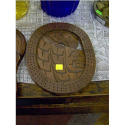 NATIVE CARVINGS CRIB BOARD