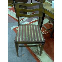 STRIPPED DINNING ROOM CHAIR (6) TOTAL