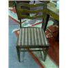 Image 1 : STRIPPED DINNING ROOM CHAIR (6) TOTAL