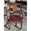 Image 1 : ARM CHAIR LEATHER SEAT