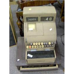 OLD CASH REGISTER AND SAFEWAY CASH DRAWER