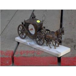 HORSE AND CARRIAGE CLOCK