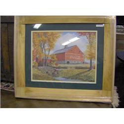 #11333  FRAMED PRINT "RUBY FALLS" DAVE SNYDER