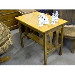OAK LIBRARY TABLE