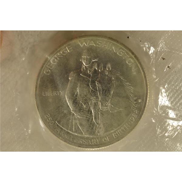 1982-D GEORGE WASHINGTON SILVER UNC HALF DOLLAR