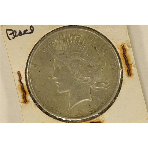 1925 PEACE SILVER DOLLAR