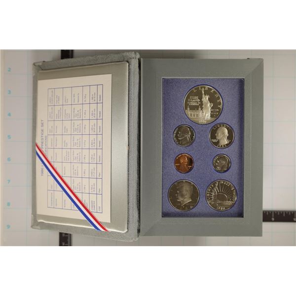 1986 US PRESTIGE PROOF SET STATUE OF LIBERTY