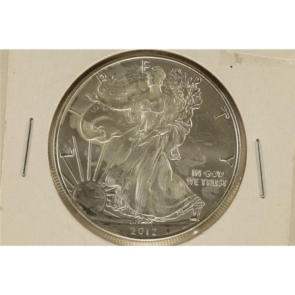 2012 AMERICAN SILVER EAGLE BRILLIANT UNC SPOTTY121