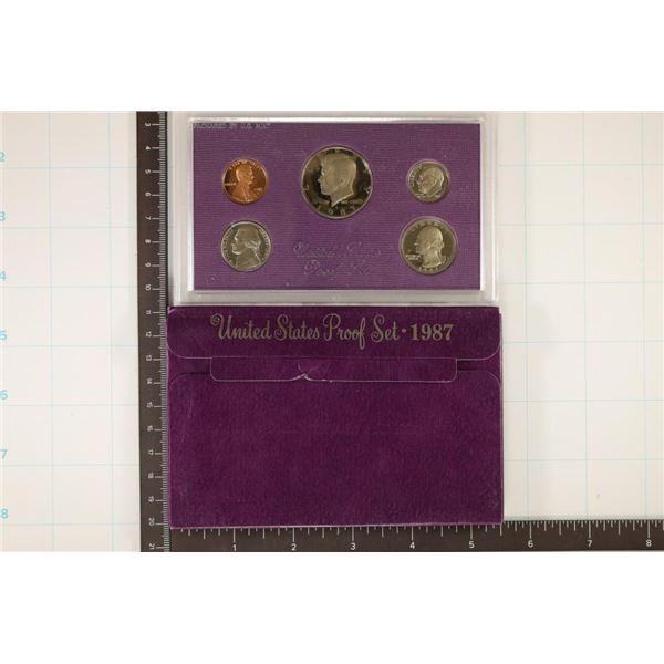 1987 US PROOF SET (WITH BOX)