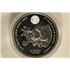 Image 2 : .87 TROY OZ .999 FINE SILVER PF ROUND "WORLD AIR