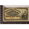 Image 1 : 1900 DOMINION OF CANADA 25 CENT FRACTIONAL