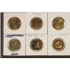 Image 2 : 6 SACAGAWEA DOLLARS: 3 BRILLIANT UNC 2000-P AND