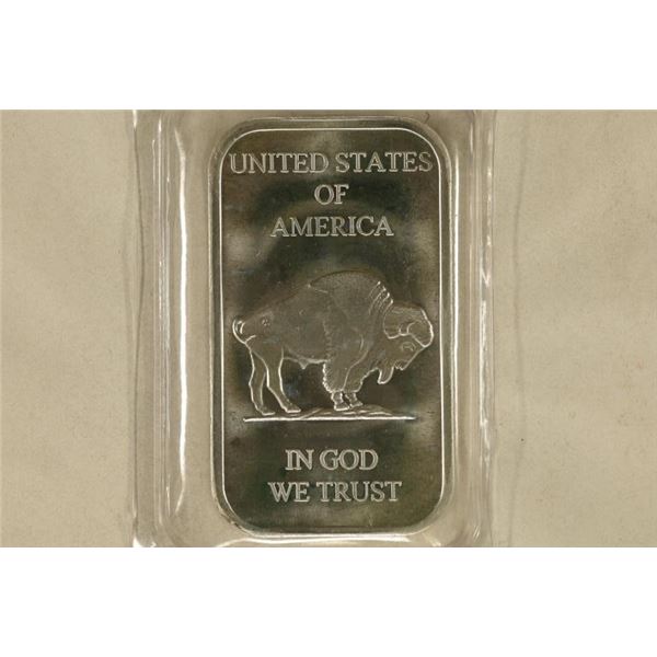 1 TROY OZ .999 FINE SILVER PROOF INGOT