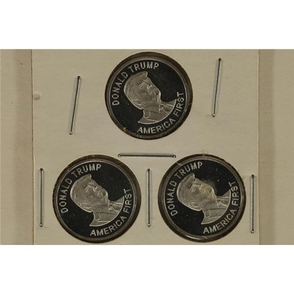 3-1/10 TROY OZ. ASW .999 FINE SILVER PROOF ROUNDS: