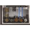 Image 1 : ISRAEL 7 COIN PRUTA SERIES UNC SET COINS 1949-