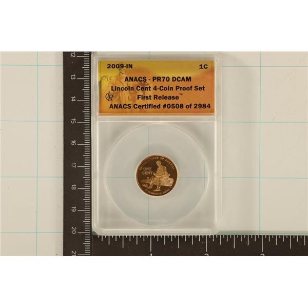 2009-IN LINCOLN CENT ANACS PR70 DCAM