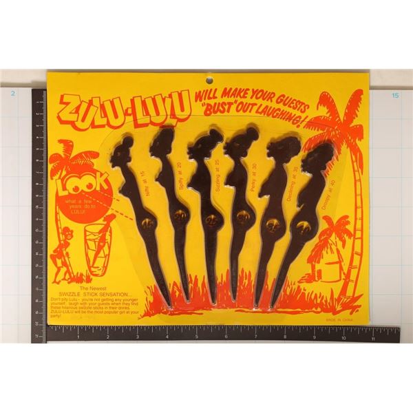 VINTAGE 1950'S ZULU-LULU SWITZLESTICKS STILL IN