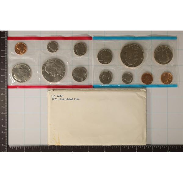 1973 US MINT SET (UNC) P/D/S (WITH ENVELOPE)