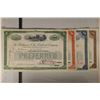 Image 1 : 4 ASSORTED VINTAGE RAILROAD STOCK CERTIFICATES