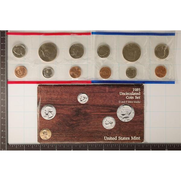 1985 US MINT SET (UNC) P/D (WITH ENVELOPE)