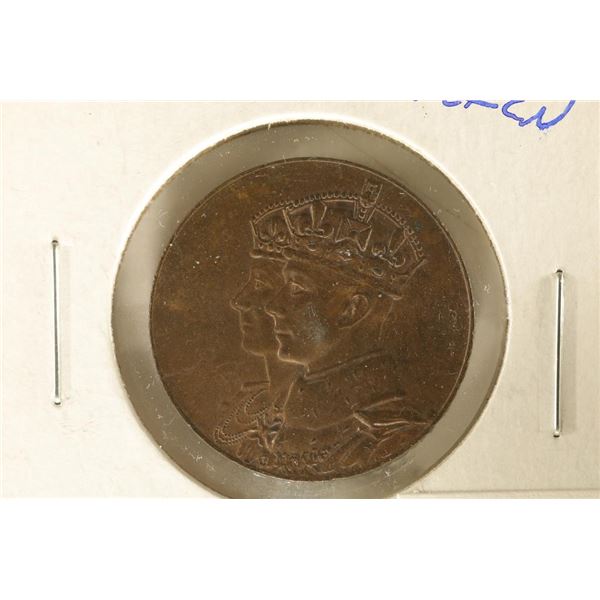 1939 CANADA ROYAL VISIT TOKEN