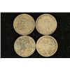 Image 1 : 1939, 1941, 1943 & 1944 NETHERLANDS SILVER 25