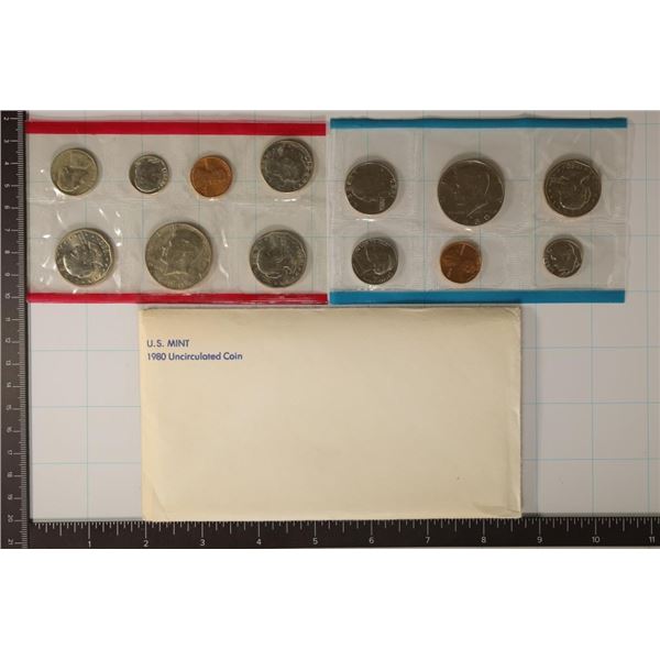 1980 US MINT SET (UNC) P/D/S (WITH ENVELOPE)