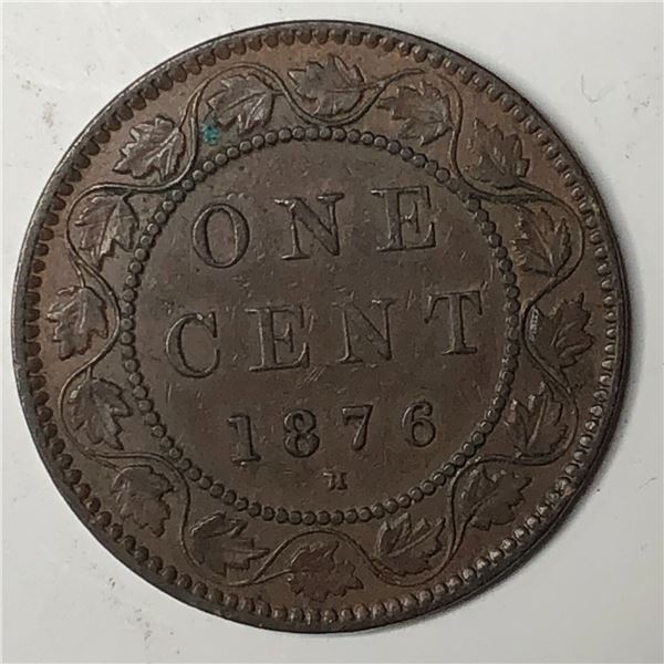 Canadian Large Cent 1876