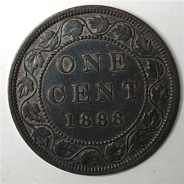 Canadian Large Cent 1888 VF++