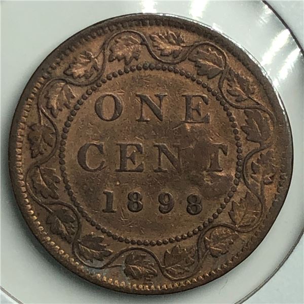 Canadian Large Cent 1898 IMP Key Date