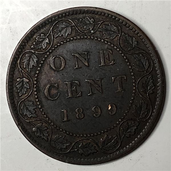 Canadian Large Cent 1899 EF++