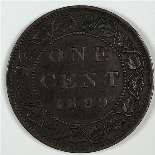 Canadian Large Cent 1899 EF++